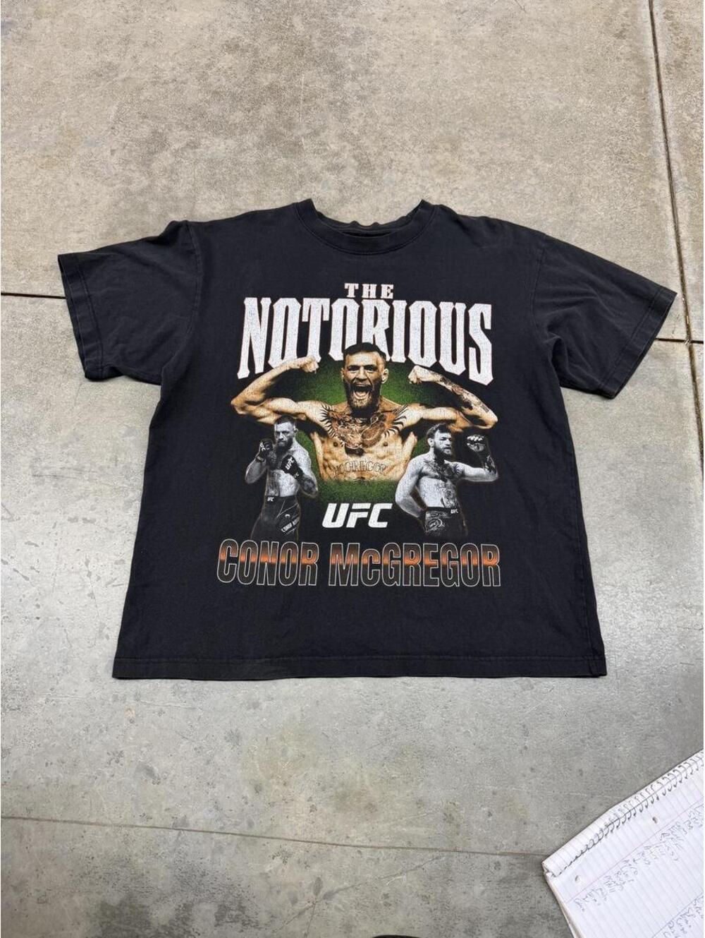 ufc the notorious conor mcgregor mma fighting shirt size medium